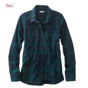 L.L. Bean Women’s Scotch plaid flannel